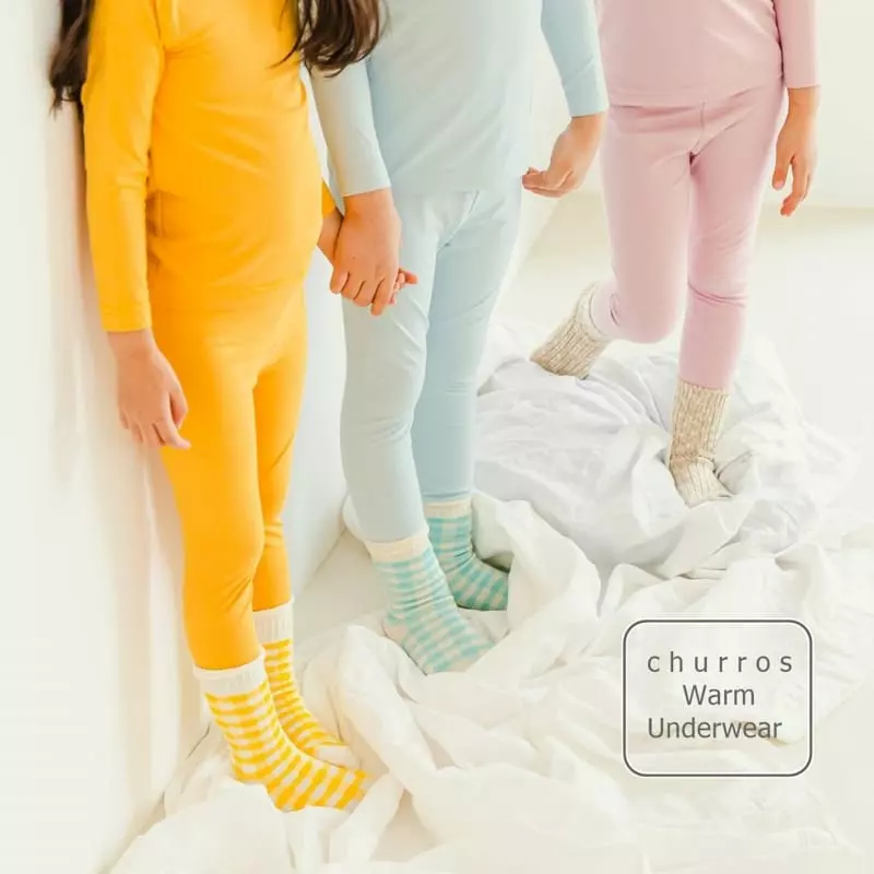 Churros - Korean Children Fashion - #prettylittlegirls - Warm Easyweat - 6