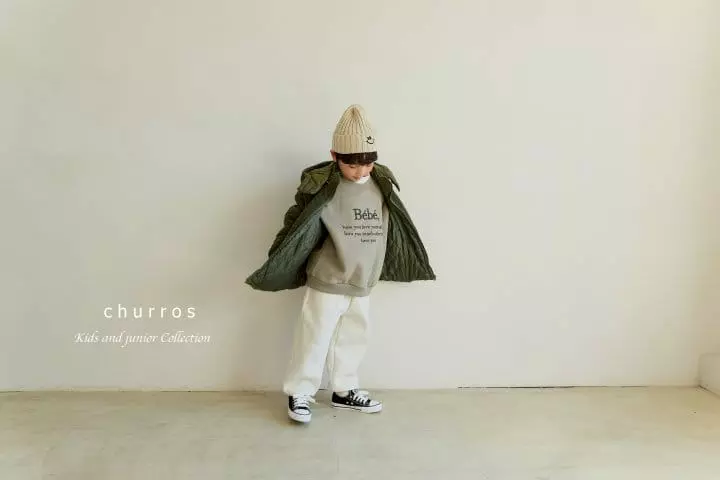 Churros - Korean Children Fashion - #stylishchildhood - Bebe Embroidery Sweatshirt - 8