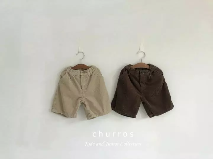 Churros - Korean Children Fashion - #stylishchildhood - Cube Corduroy Pants - 7