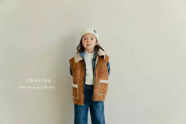 Churros - Korean Children Fashion - #stylishchildhood - Mio Check Shirt - 12