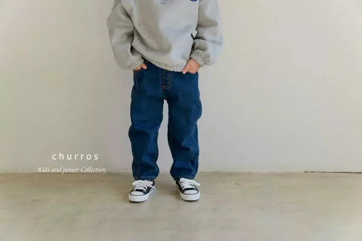 Churros - Korean Children Fashion - #stylishchildhood - Two Dart Bonding Jeans - 10