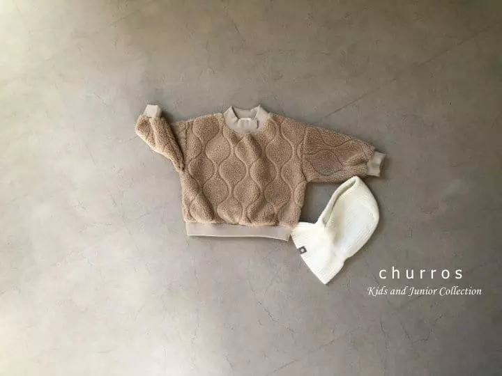 Churros - Korean Children Fashion - #stylishchildhood - Wave Dumble Sweatshirt - 8