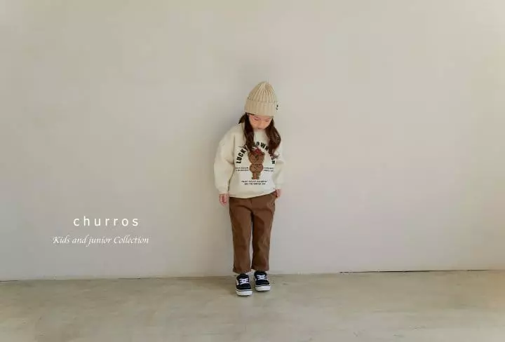 Churros - Korean Children Fashion - #stylishchildhood - Bookle Bear Sweatshirt - 5