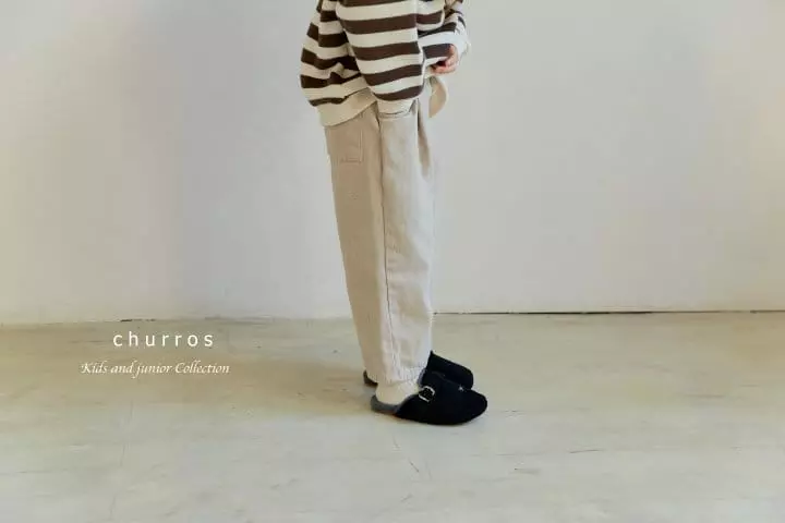 Churros - Korean Children Fashion - #stylishchildhood - Peach Pants - 9