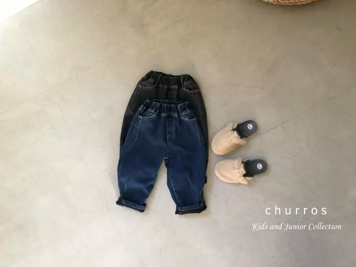 Churros - Korean Children Fashion - #todddlerfashion - Two Dart Bonding Jeans - 8