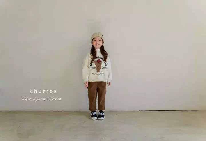 Churros - Korean Children Fashion - #todddlerfashion - Bookle Bear Sweatshirt - 3