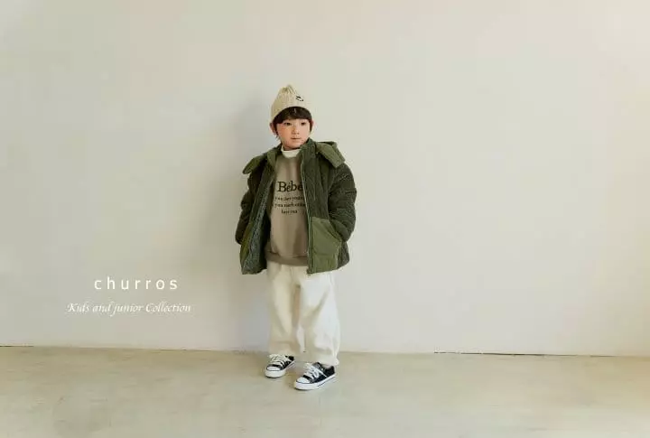 Churros - Korean Children Fashion - #toddlerclothing - Bebe Embroidery Sweatshirt - 7