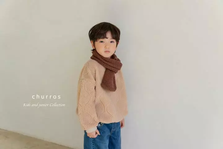 Churros - Korean Children Fashion - #toddlerclothing - Wave Dumble Sweatshirt - 7