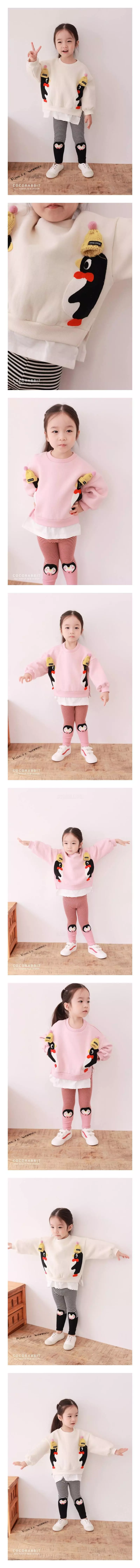 Coco Rabbit - Korean Children Fashion - #kidsstore - Penguin Sweatshirt