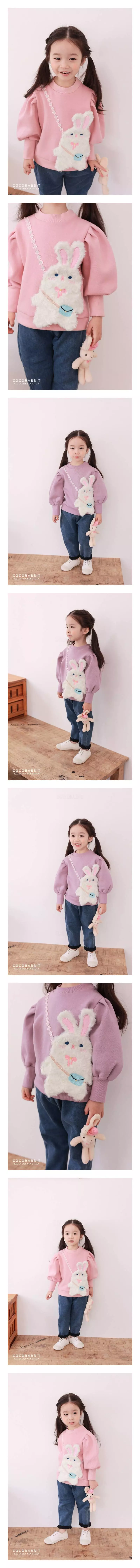 Coco Rabbit - Korean Children Fashion - #littlefashionista - Frill Rabbit Sweatshirt