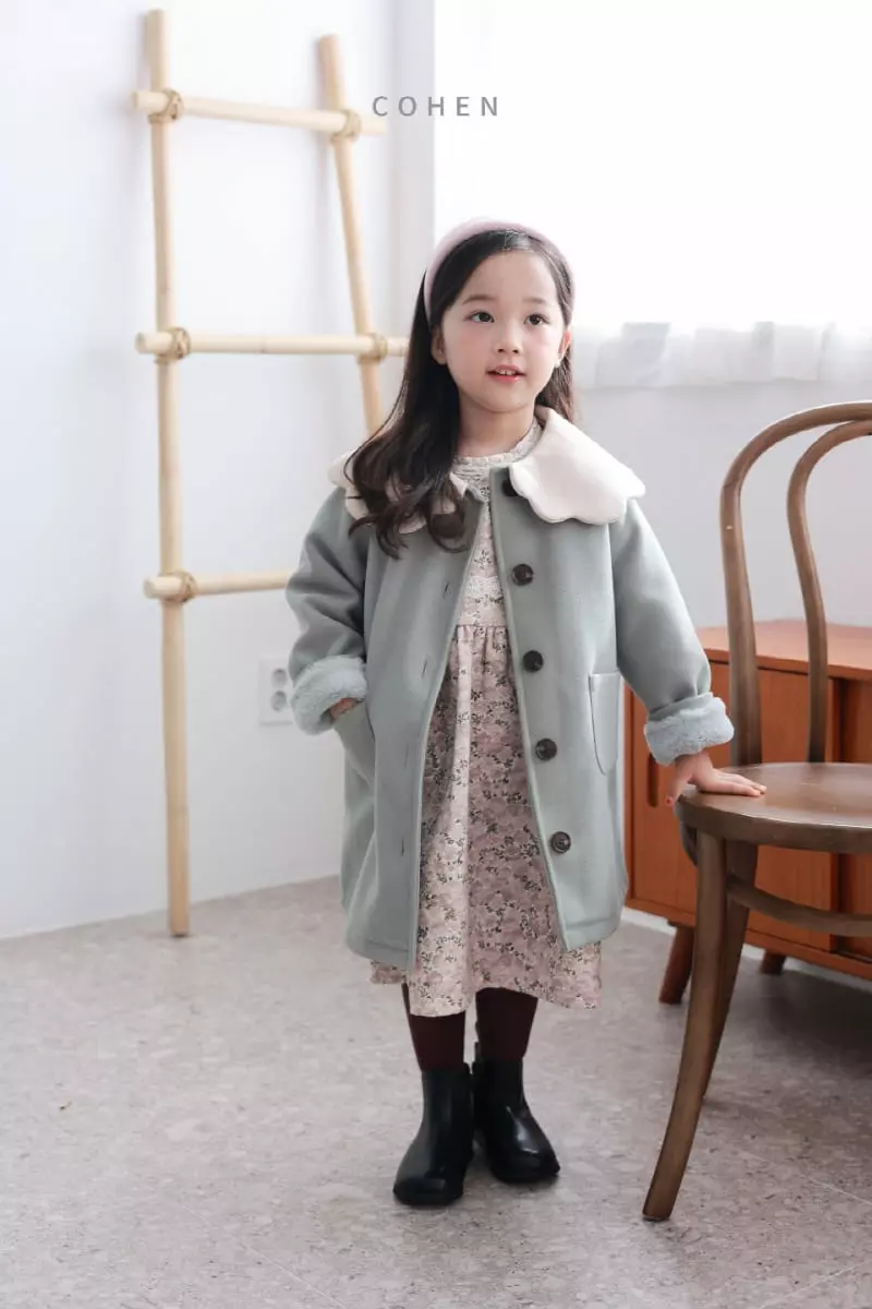 Cohen - Korean Children Fashion - #Kfashion4kids - Cloud Collar Coat - 6