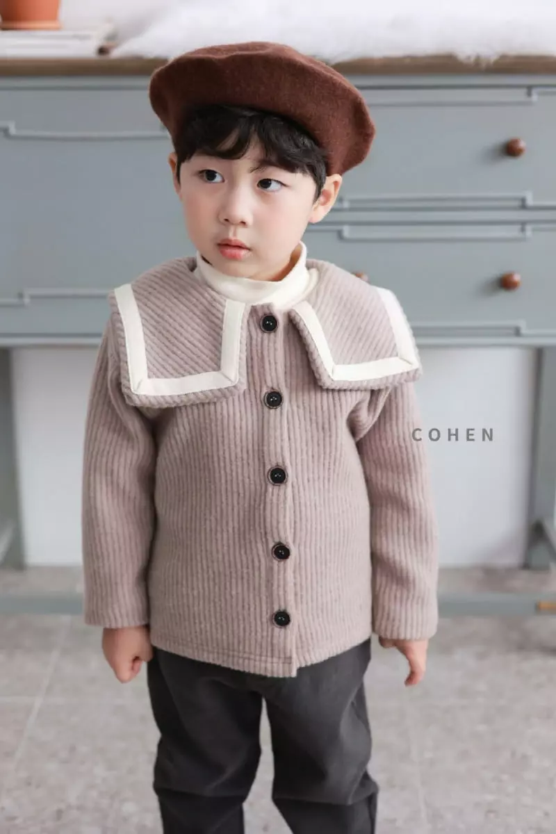 Cohen - Korean Children Fashion - #kidzfashiontrend - Sailor Cardigan - 4