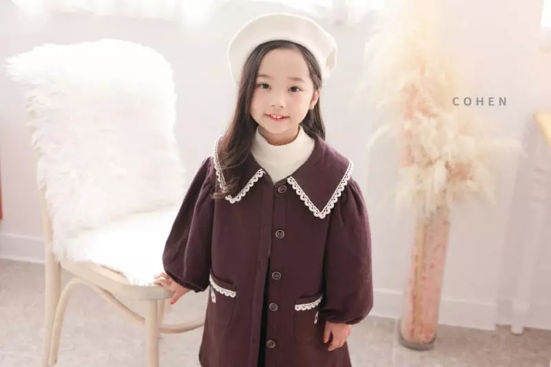 Cohen - Korean Children Fashion - #designkidswear - Flower Embroidery One-piece