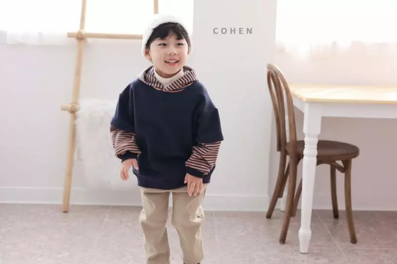 Cohen - Korean Children Fashion - #discoveringself - Stripes Hoody - 5