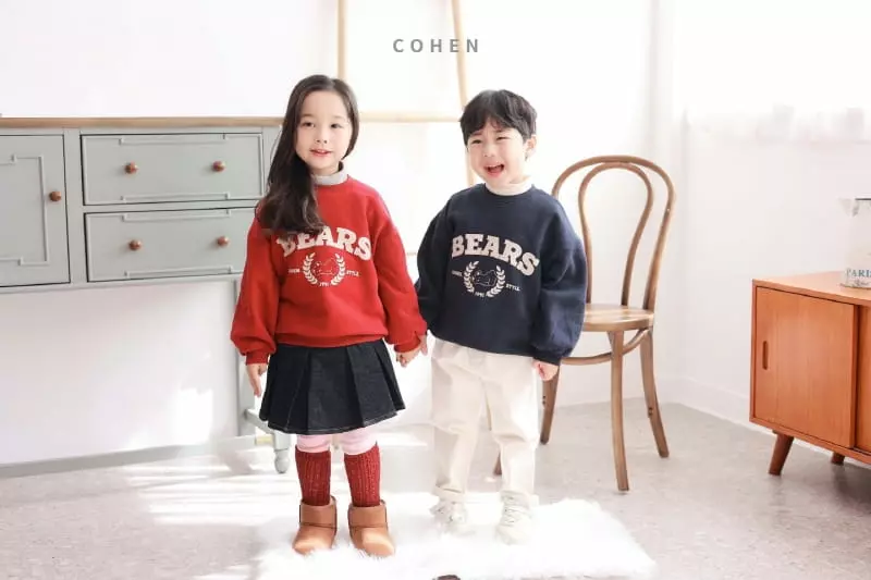 Cohen - Korean Children Fashion - #designkidswear - Bears Sweatshirt - 4