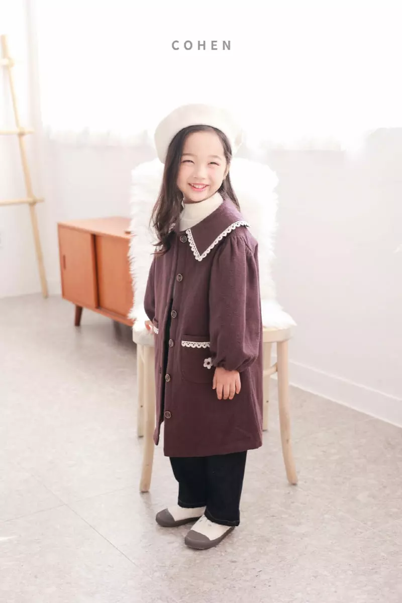 Cohen - Korean Children Fashion - #discoveringself - Flower Embroidery One-piece - 2