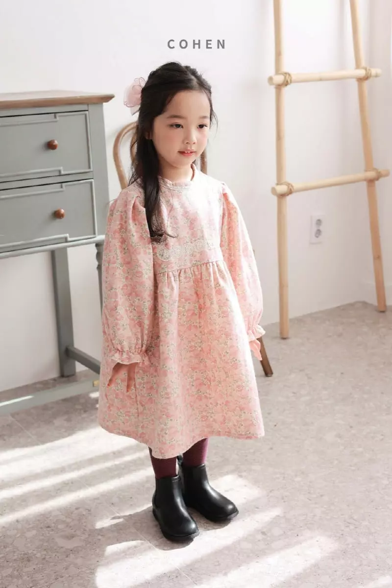 Cohen - Korean Children Fashion - #discoveringself - Neck Lace One-piece