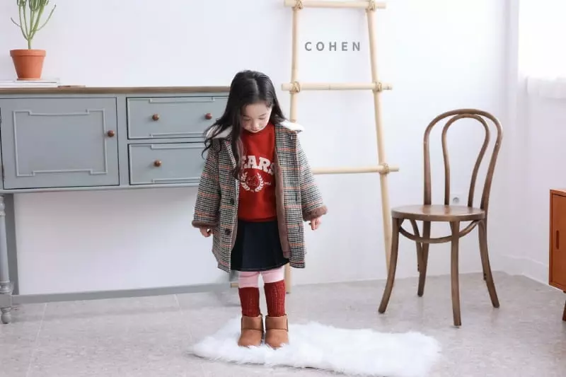 Cohen - Korean Children Fashion - #fashionkids - Denim Span Skirt Pants - 8