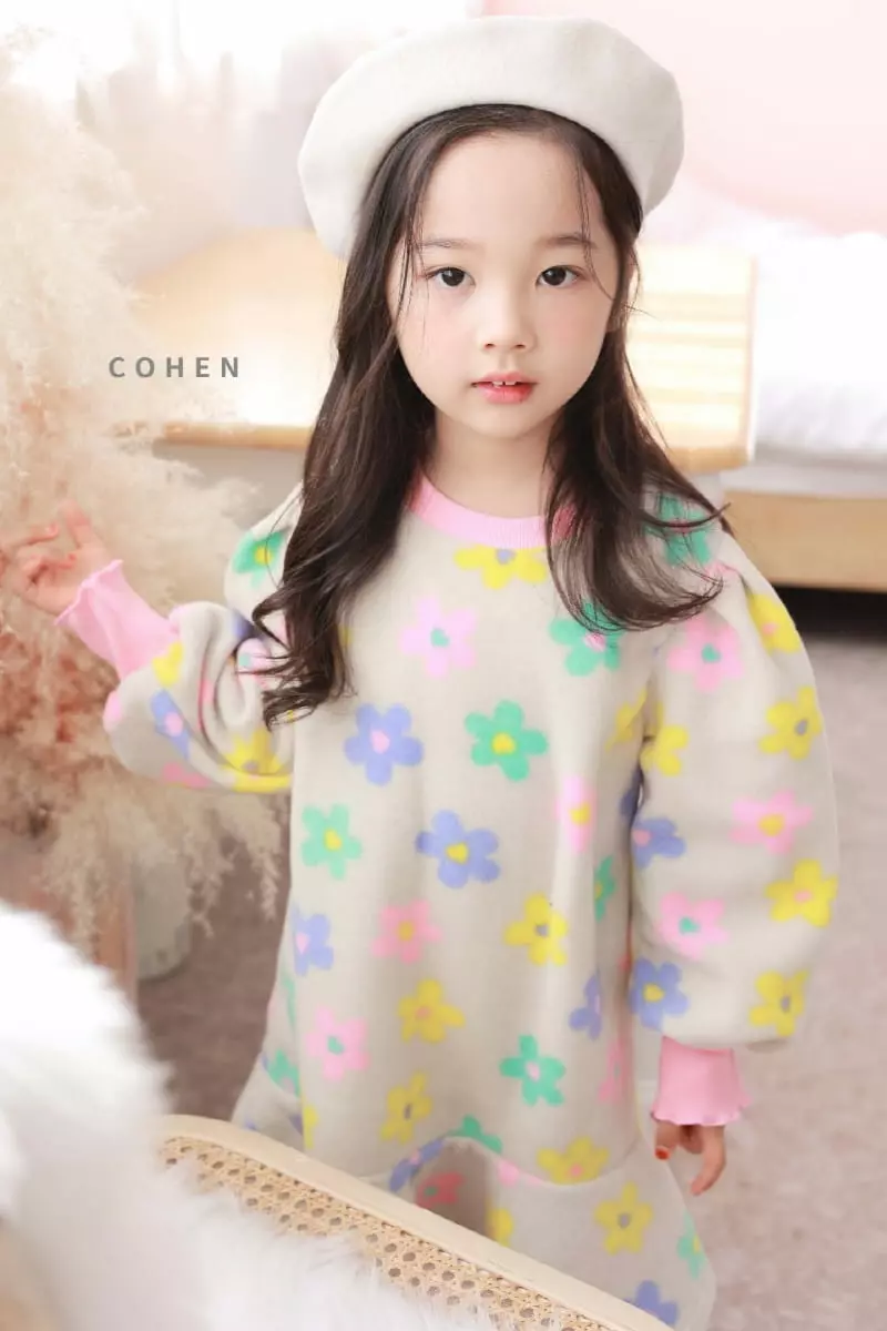 Cohen - Korean Children Fashion - #fashionkids - Poly Flower One-piece - 7