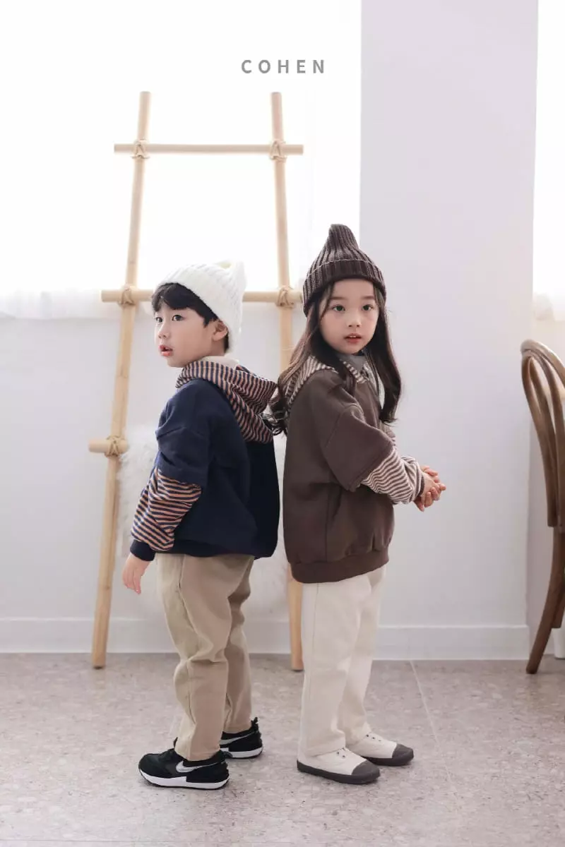 Cohen - Korean Children Fashion - #kidsshorts - Stripes Hoody - 7