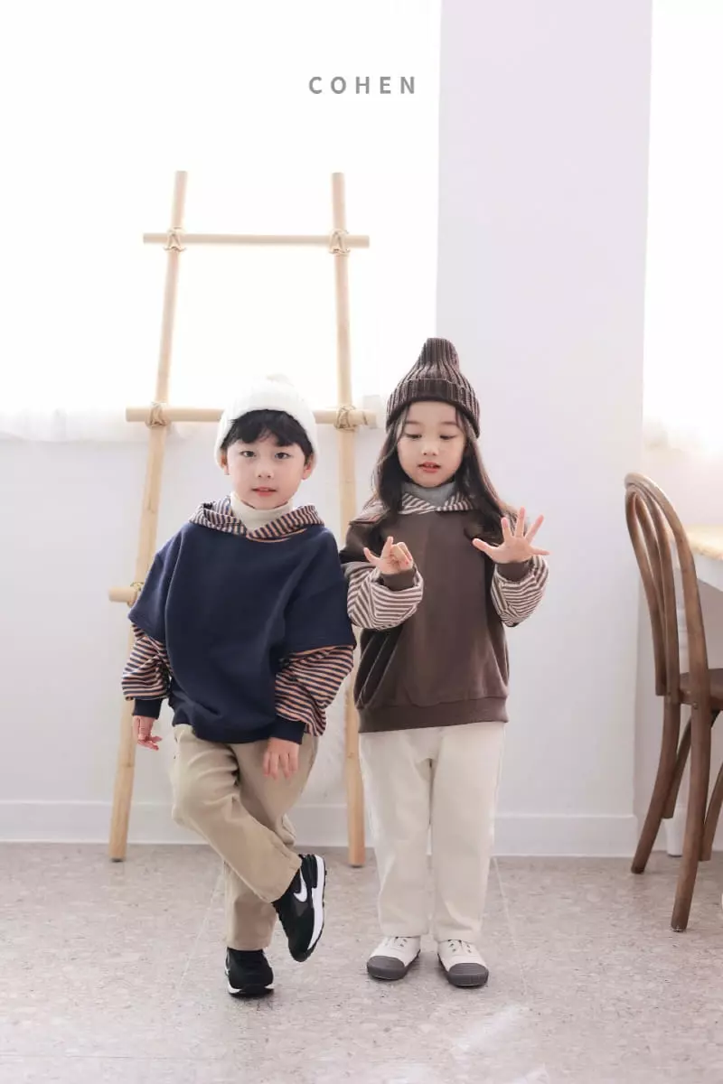 Cohen - Korean Children Fashion - #kidsstore - Stripes Hoody - 8