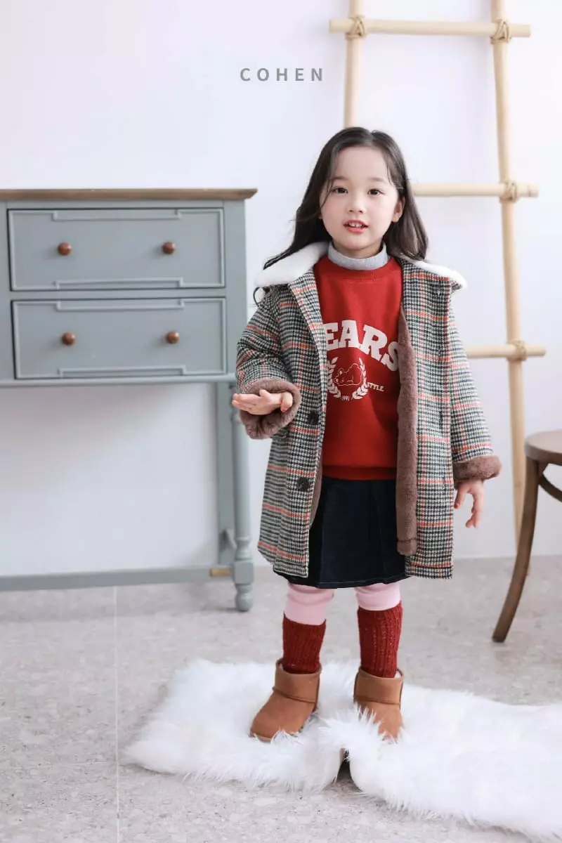 Cohen - Korean Children Fashion - #kidsstore - Denim Span Skirt Pants - 10