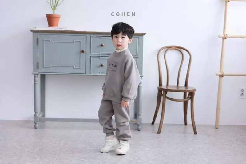 Cohen - Korean Children Fashion - #kidzfashiontrend - Three Bears Top Bottom Set - 2