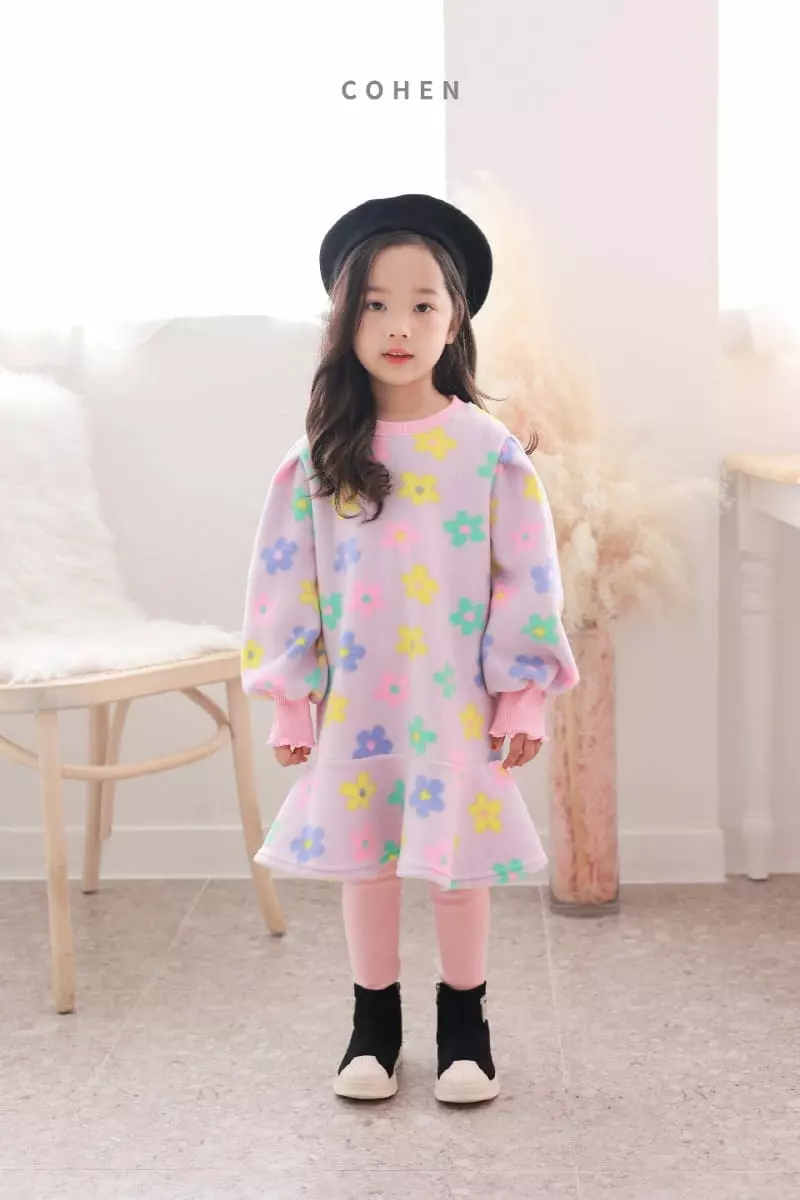 Cohen - Korean Children Fashion - #kidzfashiontrend - Poly Flower One-piece - 10