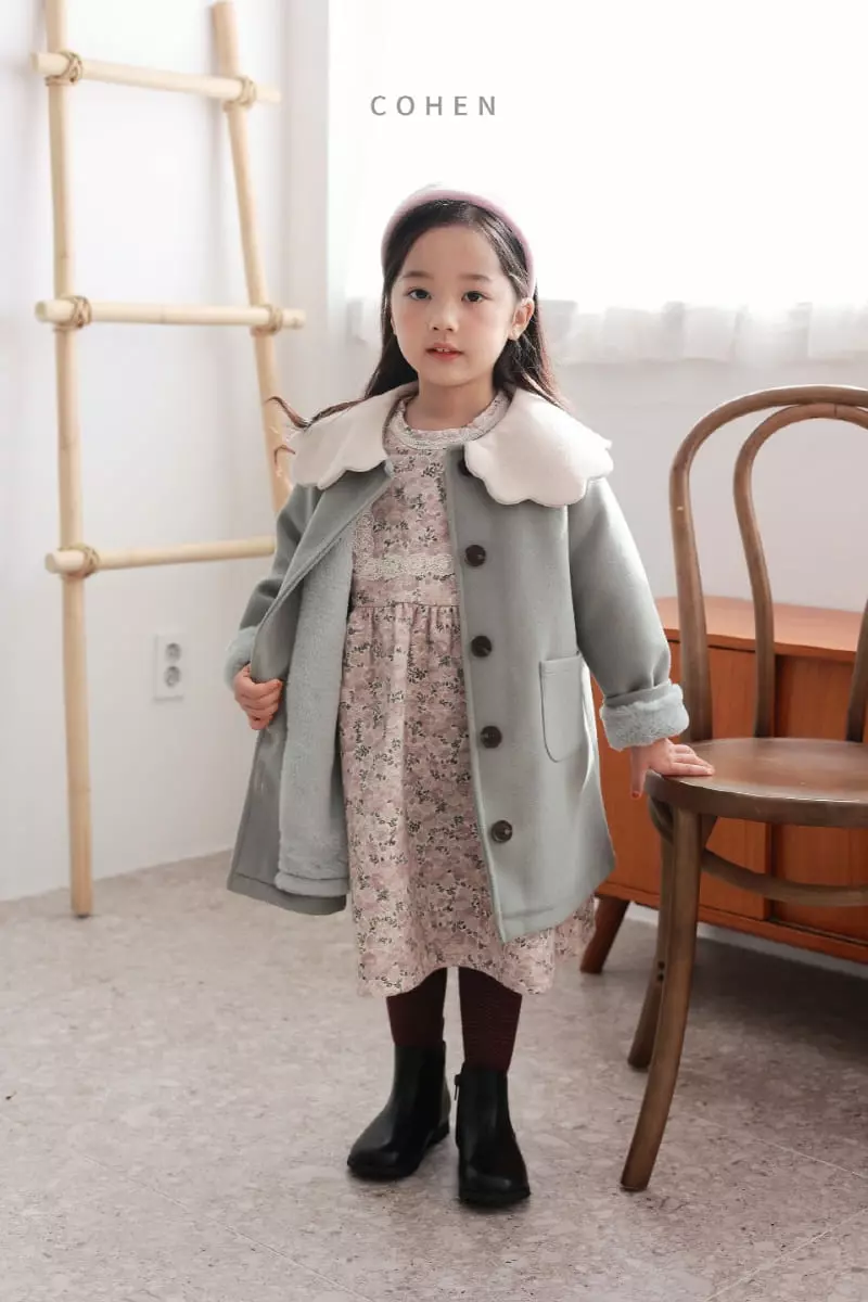 Cohen - Korean Children Fashion - #magicofchildhood - Cloud Collar Coat - 8