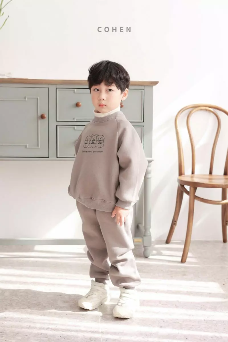 Cohen - Korean Children Fashion - #magicofchildhood - Three Bears Top Bottom Set - 5