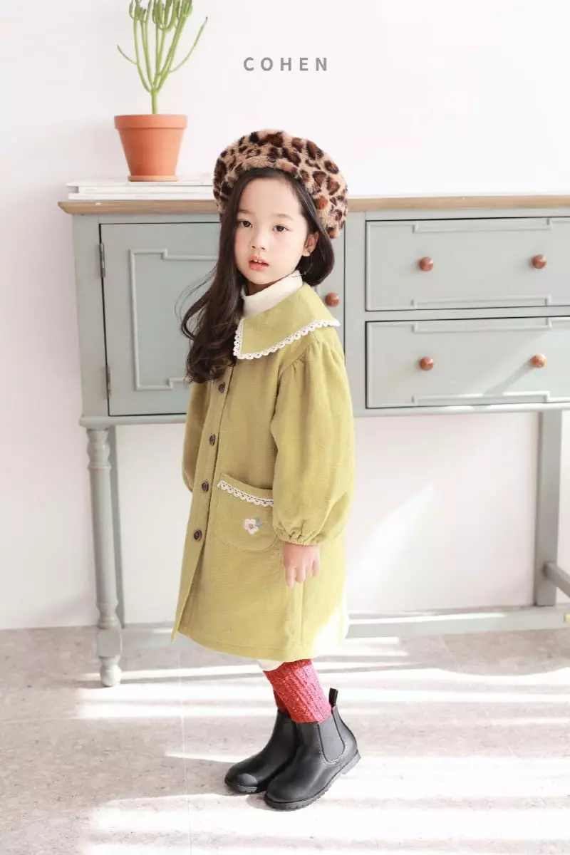 Cohen - Korean Children Fashion - #todddlerfashion - Flower Embroidery One-piece - 12