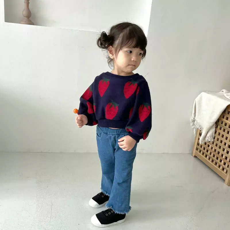 Color - Korean Children Fashion - #stylishchildhood - Peach Denim Jeans - 4