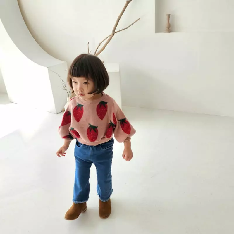 Color - Korean Children Fashion - #childofig - Strawberry Tee - 7