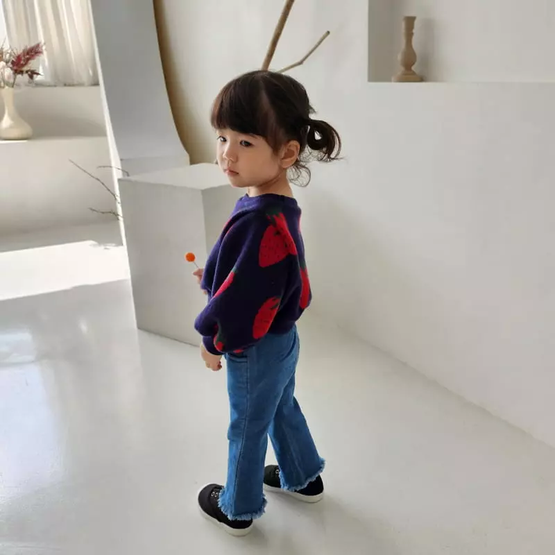 Color - Korean Children Fashion - #minifashionista - Strawberry Tee - 5