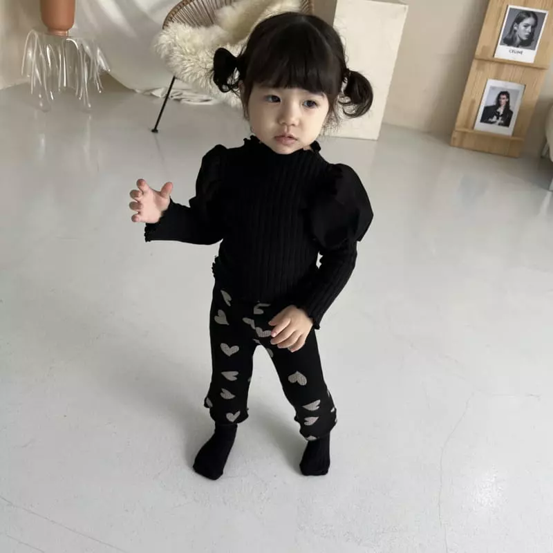Color - Korean Children Fashion - #prettylittlegirls - Heart Pants