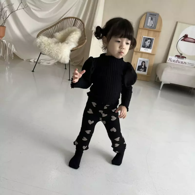 Color - Korean Children Fashion - #toddlerclothing - Heart Pants - 4