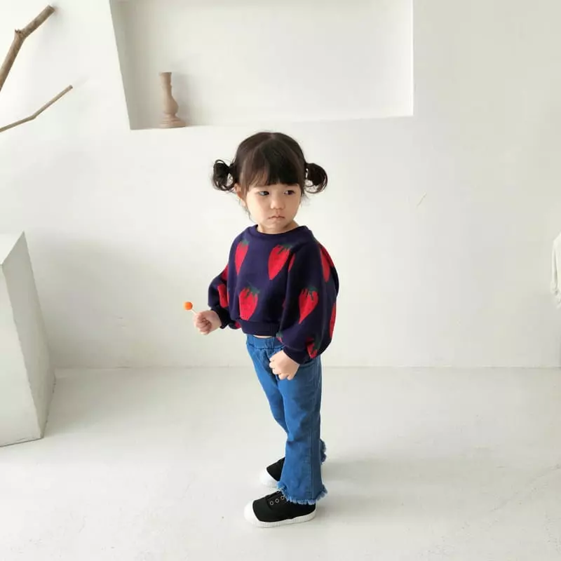 Color - Korean Children Fashion - #stylishchildhood - Peach Denim Jeans - 3