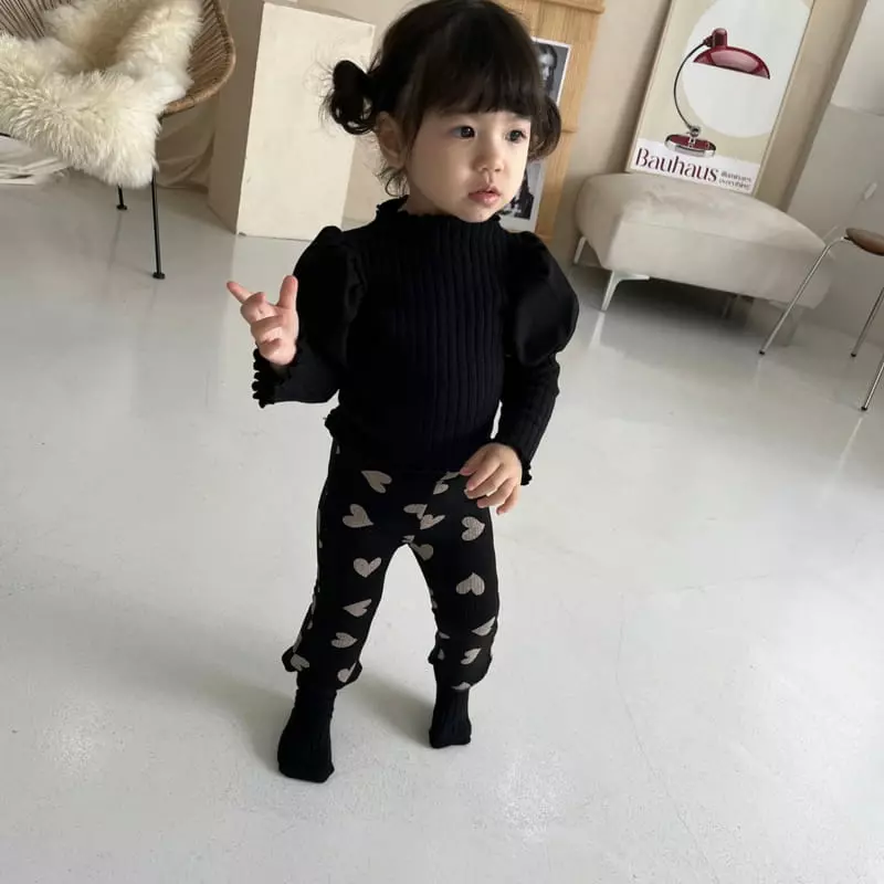 Color - Korean Children Fashion - #toddlerclothing - Heart Pants - 3