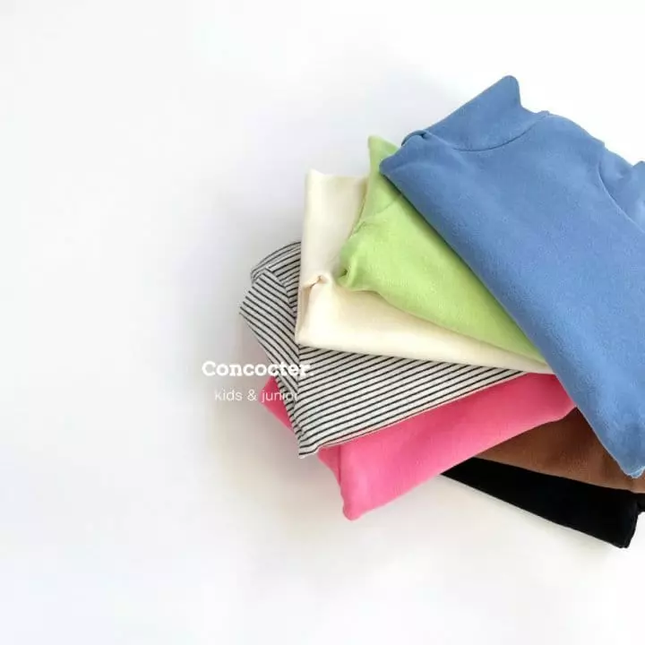 Concocter - Korean Children Fashion - #Kfashion4kids - 1+1 Turtleneck Tee - 7
