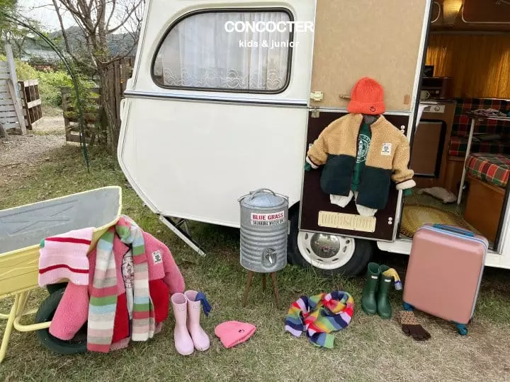 Concocter - Korean Children Fashion - #Kfashion4kids - Rainbow Muffler - 5