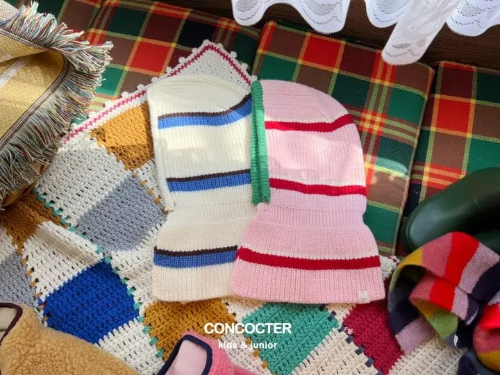 Concocter - Korean Children Fashion - #childofig - Stripes Neck Warmer - 3