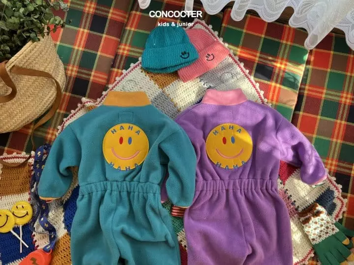Concocter - Korean Children Fashion - #childofig - Happy Smile Play Jumpsuit - 3