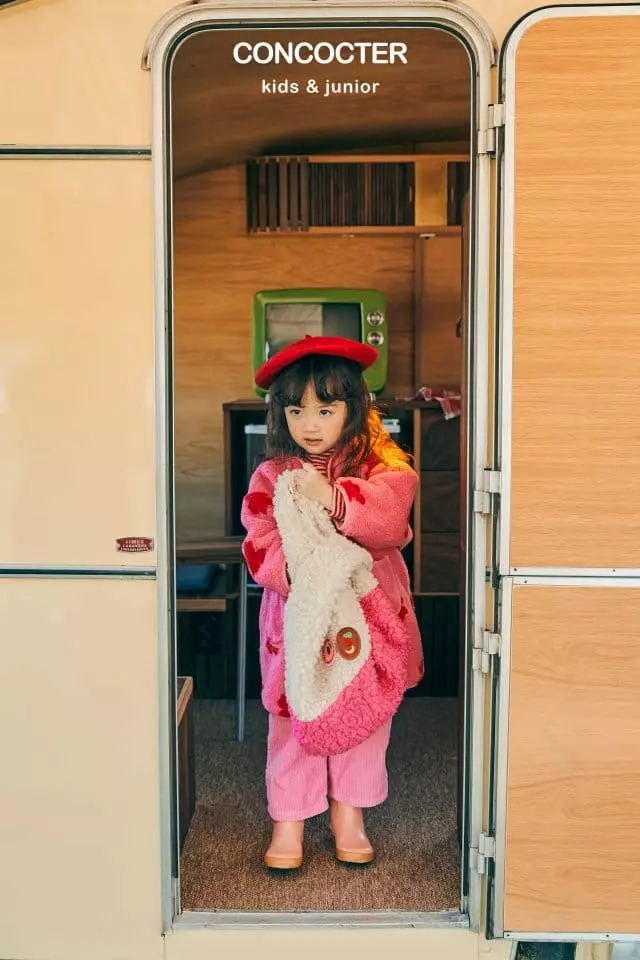 Concocter - Korean Children Fashion - #childrensboutique - Clover Dumble Round Long Coat - 9