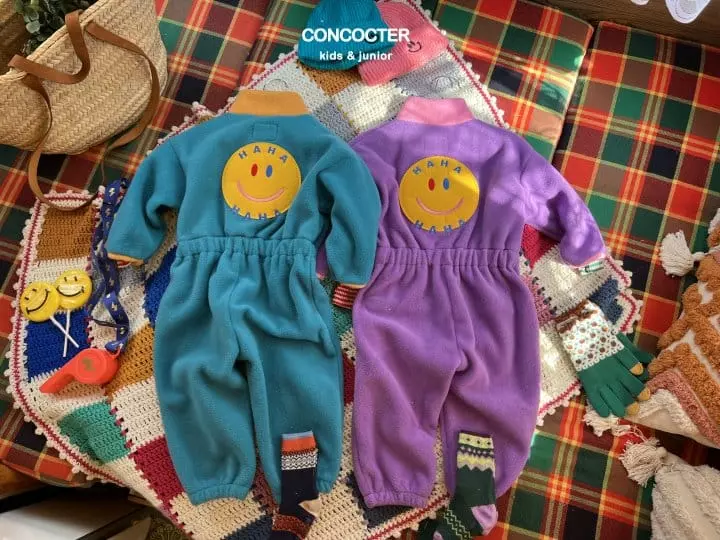 Concocter - Korean Children Fashion - #childofig - Happy Smile Play Jumpsuit - 4