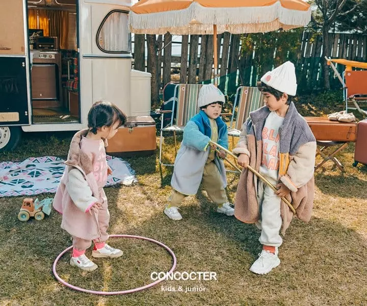 Concocter - Korean Children Fashion - #designkidswear - Mosic Padding Jumper