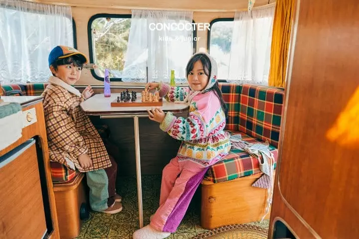 Concocter - Korean Children Fashion - #designkidswear - Brownie Check Padding Shirt - 12