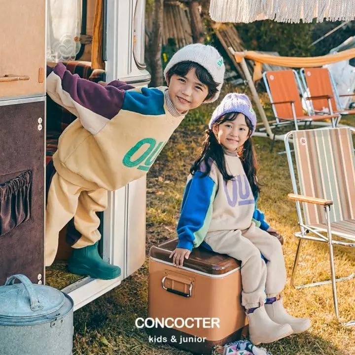 Concocter - Korean Children Fashion - #designkidswear - We Are Fleece Top Bottom Set