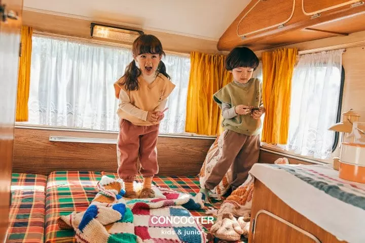 Concocter - Korean Children Fashion - #designkidswear - Vest Top Bottomn Set - 12