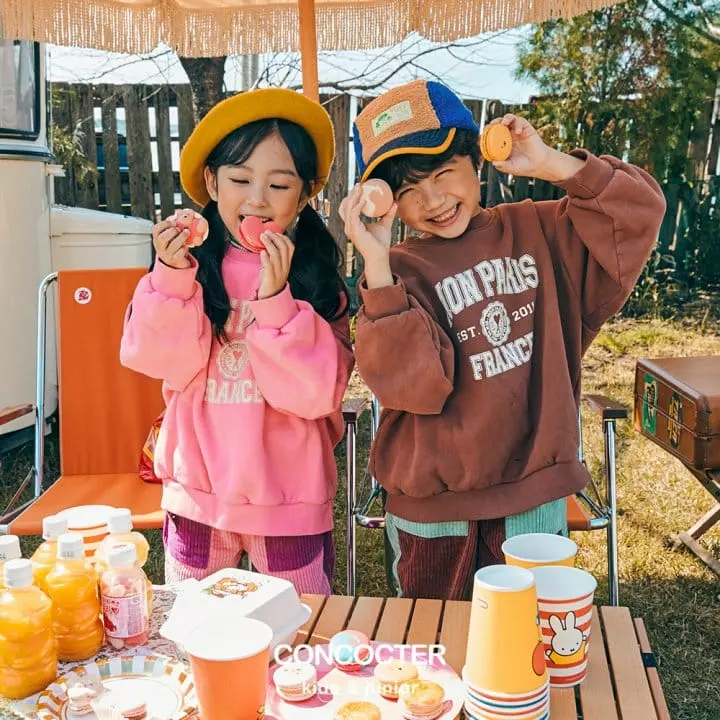 Concocter - Korean Children Fashion - #discoveringself - Mon Paris Sweatshirt