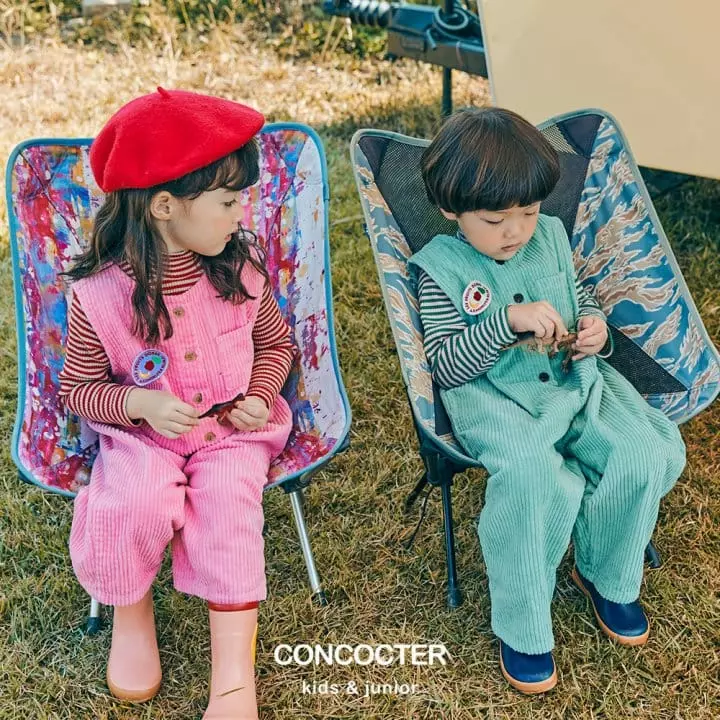 Concocter - Korean Children Fashion - #discoveringself - Big Rib Jumpsuit - 3